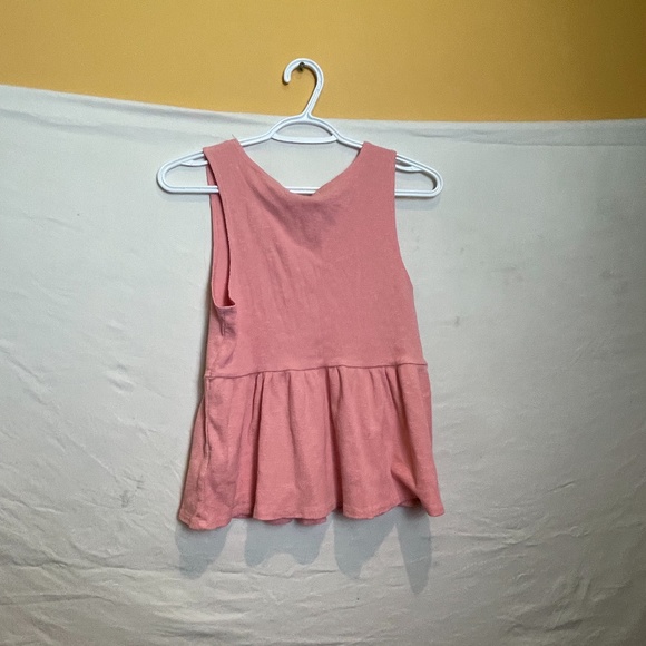 NWT Anthropologie T.LA Baby doll pink rose top - Picture 6 of 6